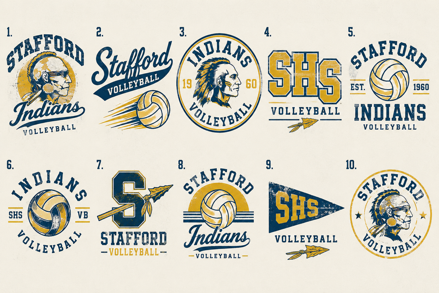 SHORT SLEEVE STAFFORD VBALL SET 3