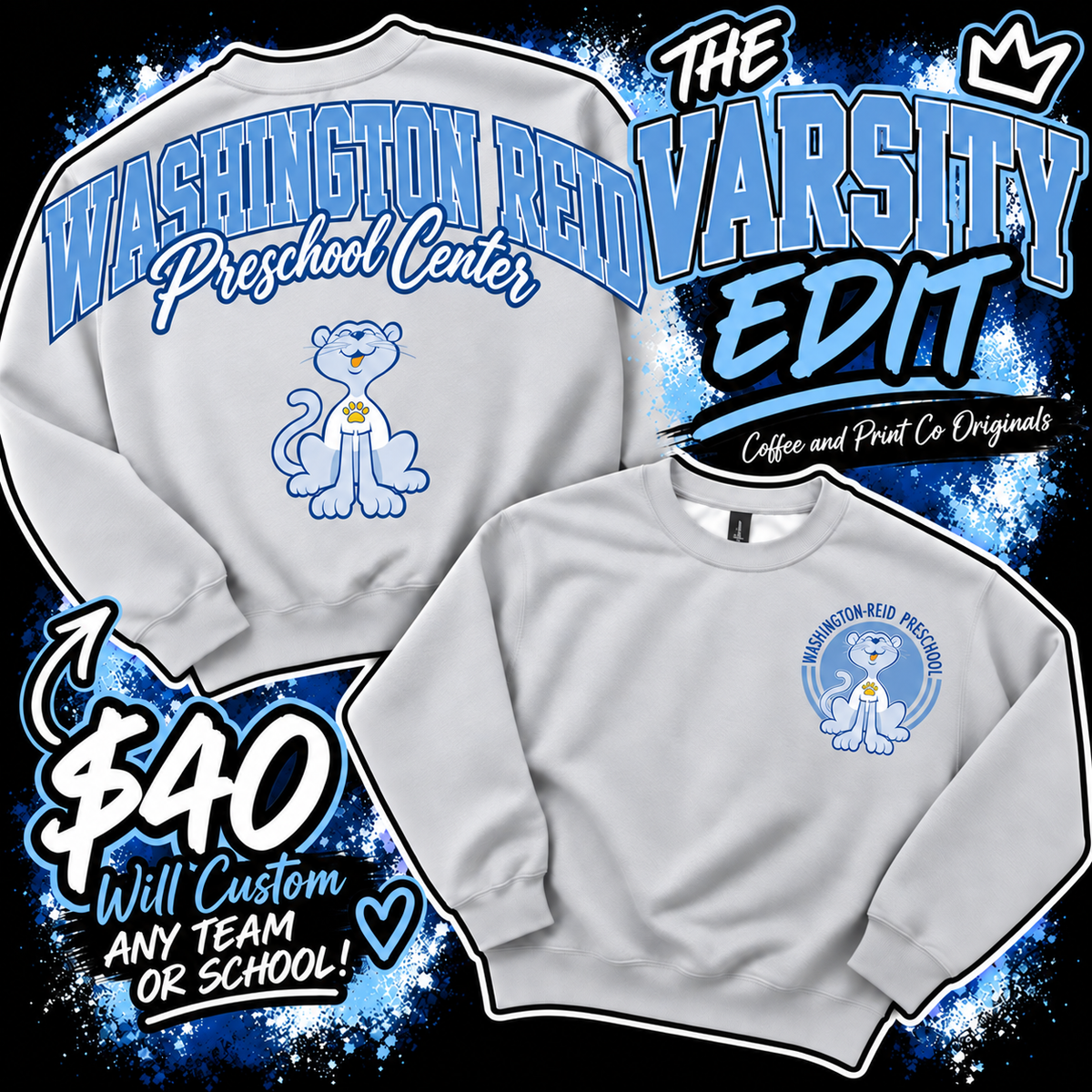 WASHINGTON REED SWEATSHIRT