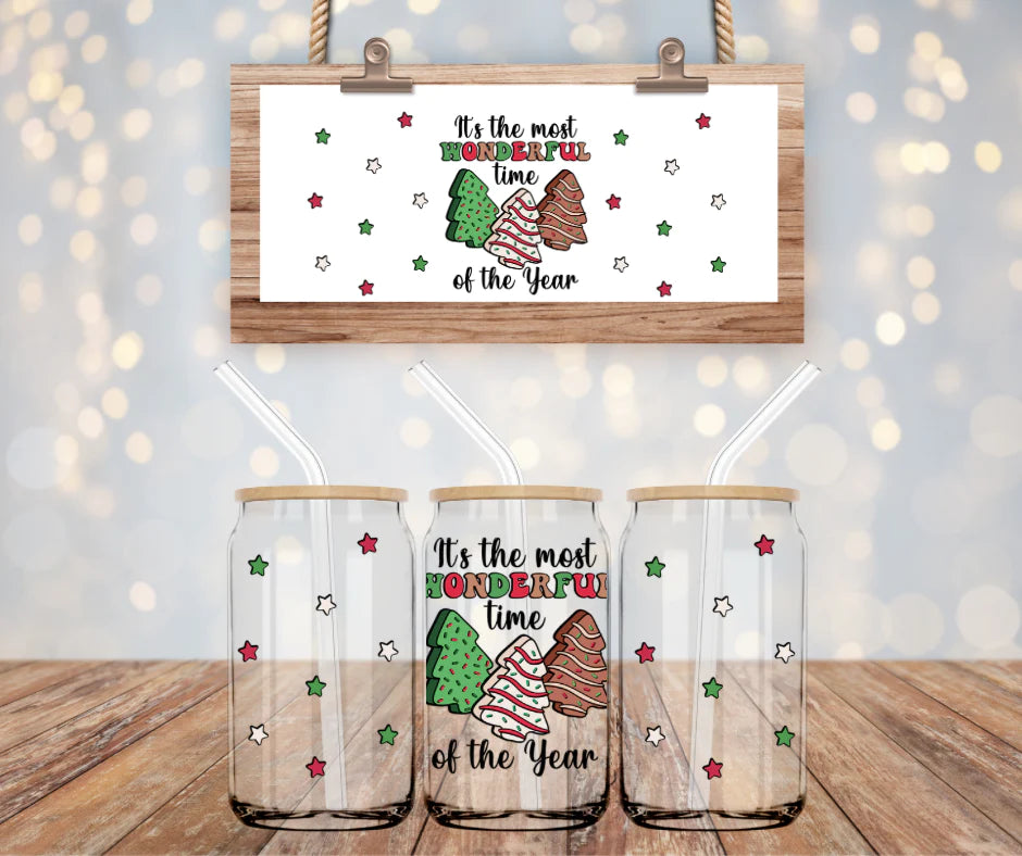 CHRISTMAS ICED GLASSES