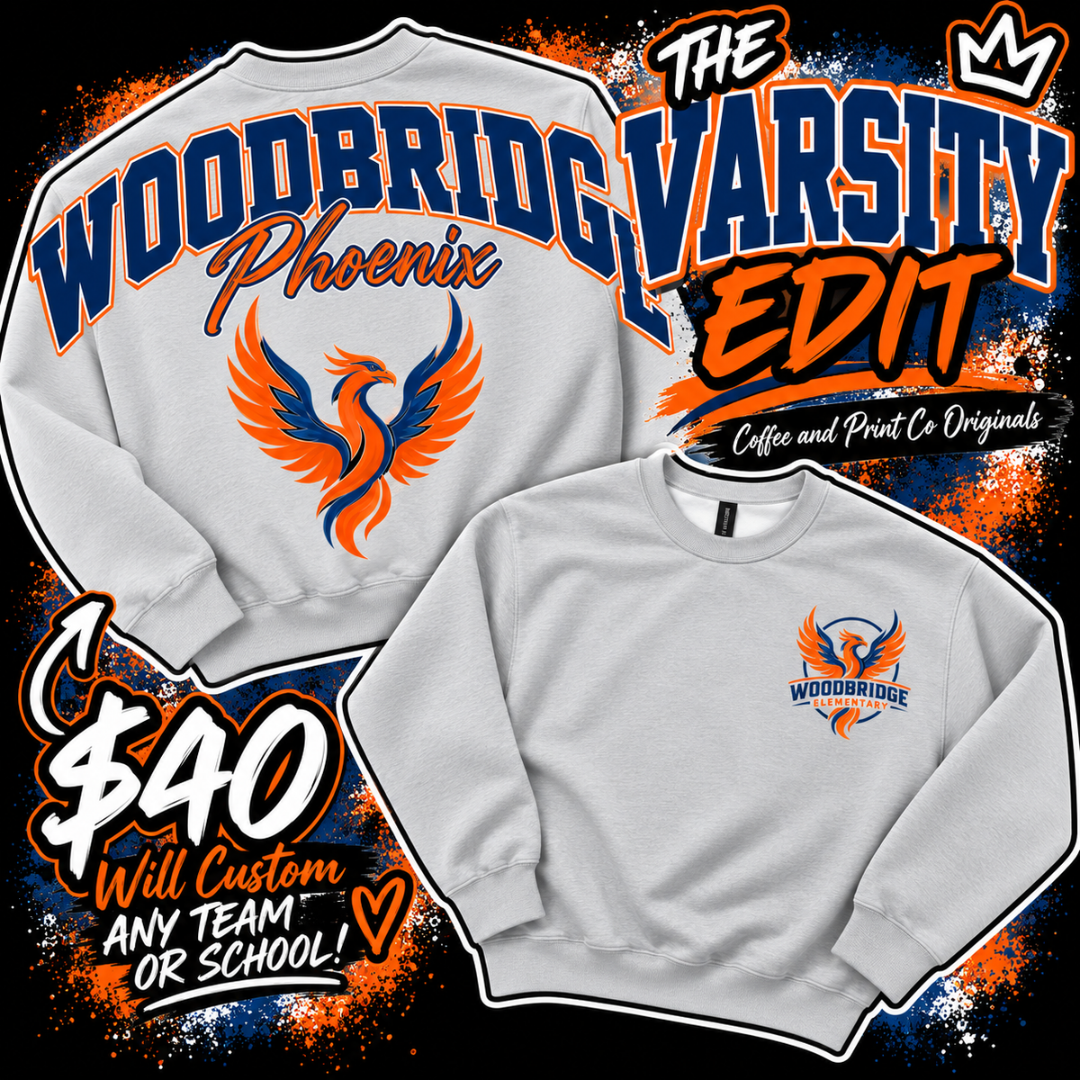 WOODBRIDGE ELEMENTARY CREWNECK