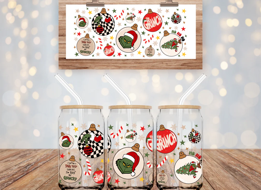 CHRISTMAS ICED GLASSES