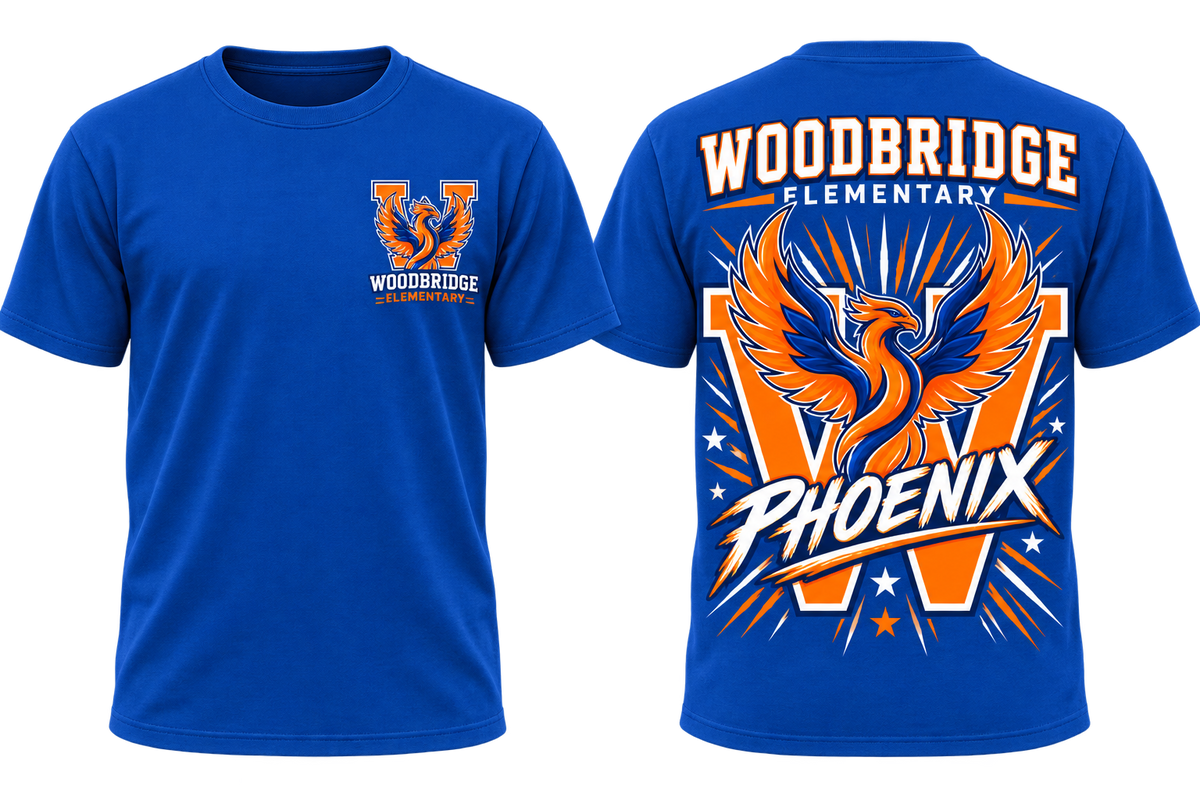 WOODBRIDGE ELEM SHORT SLEEVE front POCKET