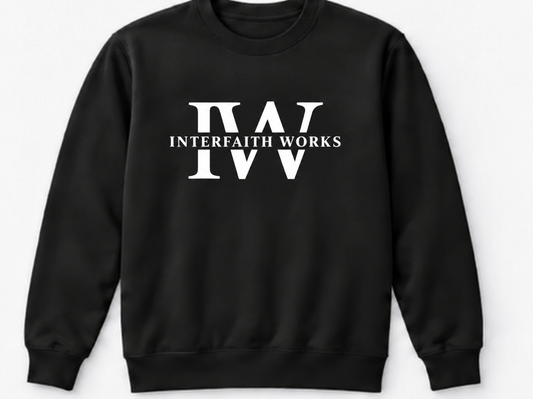 IW BLACK CREWNECK SWEATSHIRT