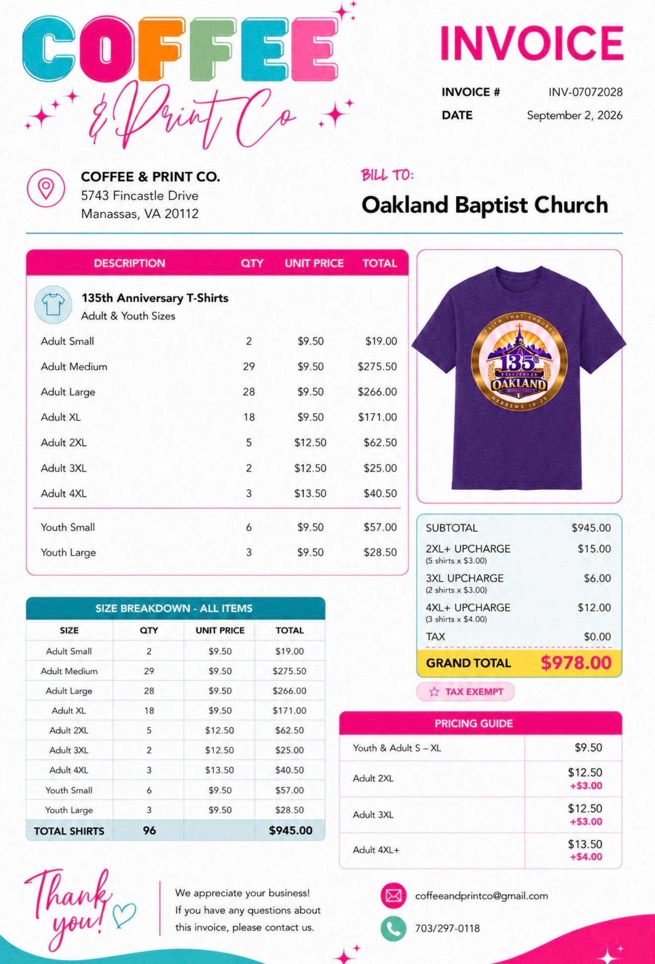 OAKLAND BAPTIST CHURCH