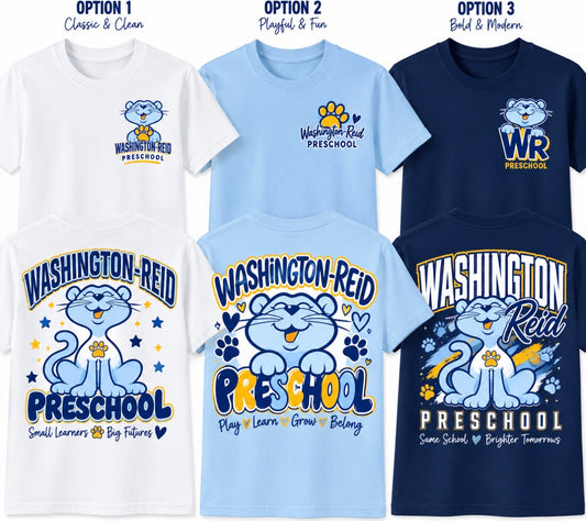 WASHINGTON REED PRESCHOOL W/CHEST LOGO