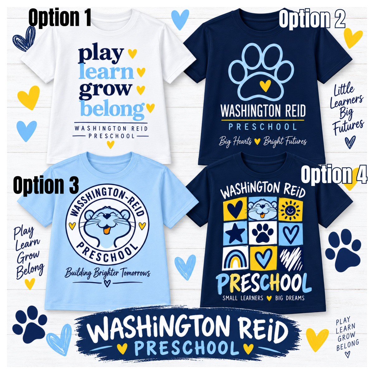 WASHINGTON REED PRESCHOOL TSHIRT