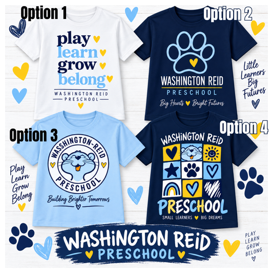 WASHINGTON REED PRESCHOOL TSHIRT
