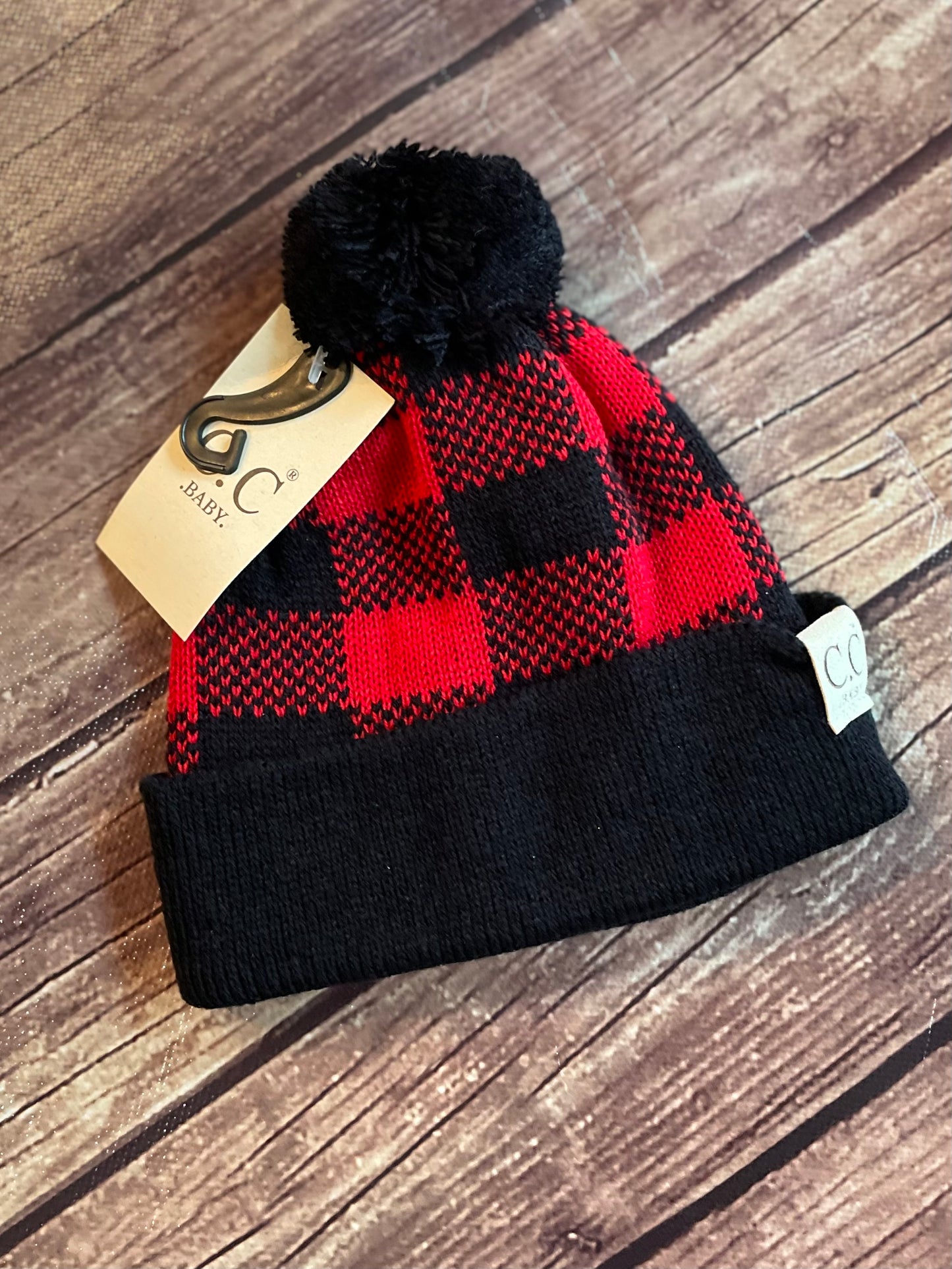 BUFFALO PLAID BEANIE