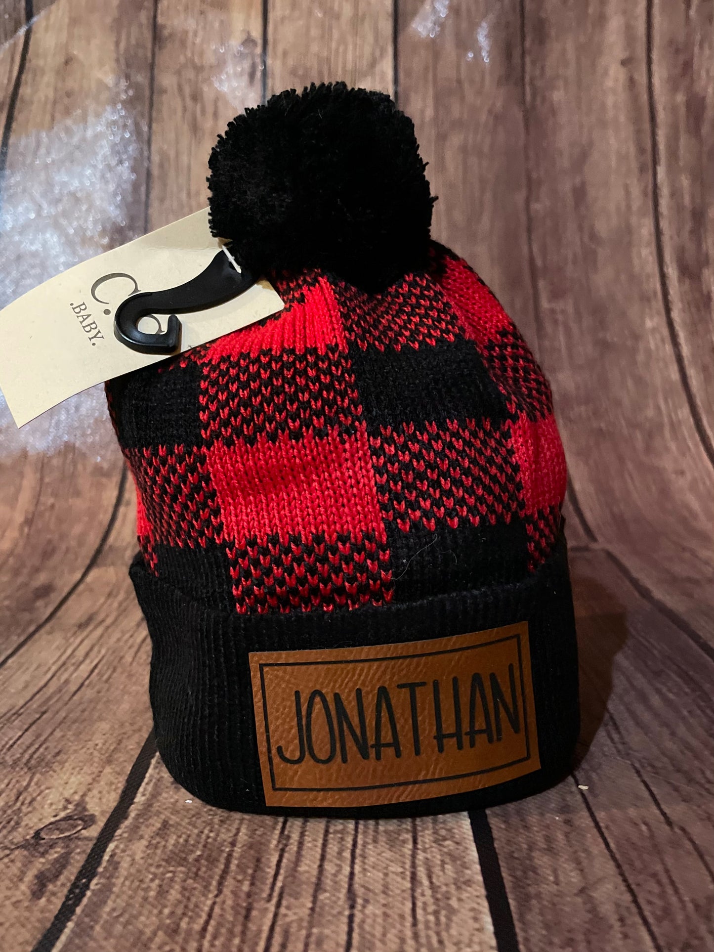 BUFFALO PLAID BEANIE